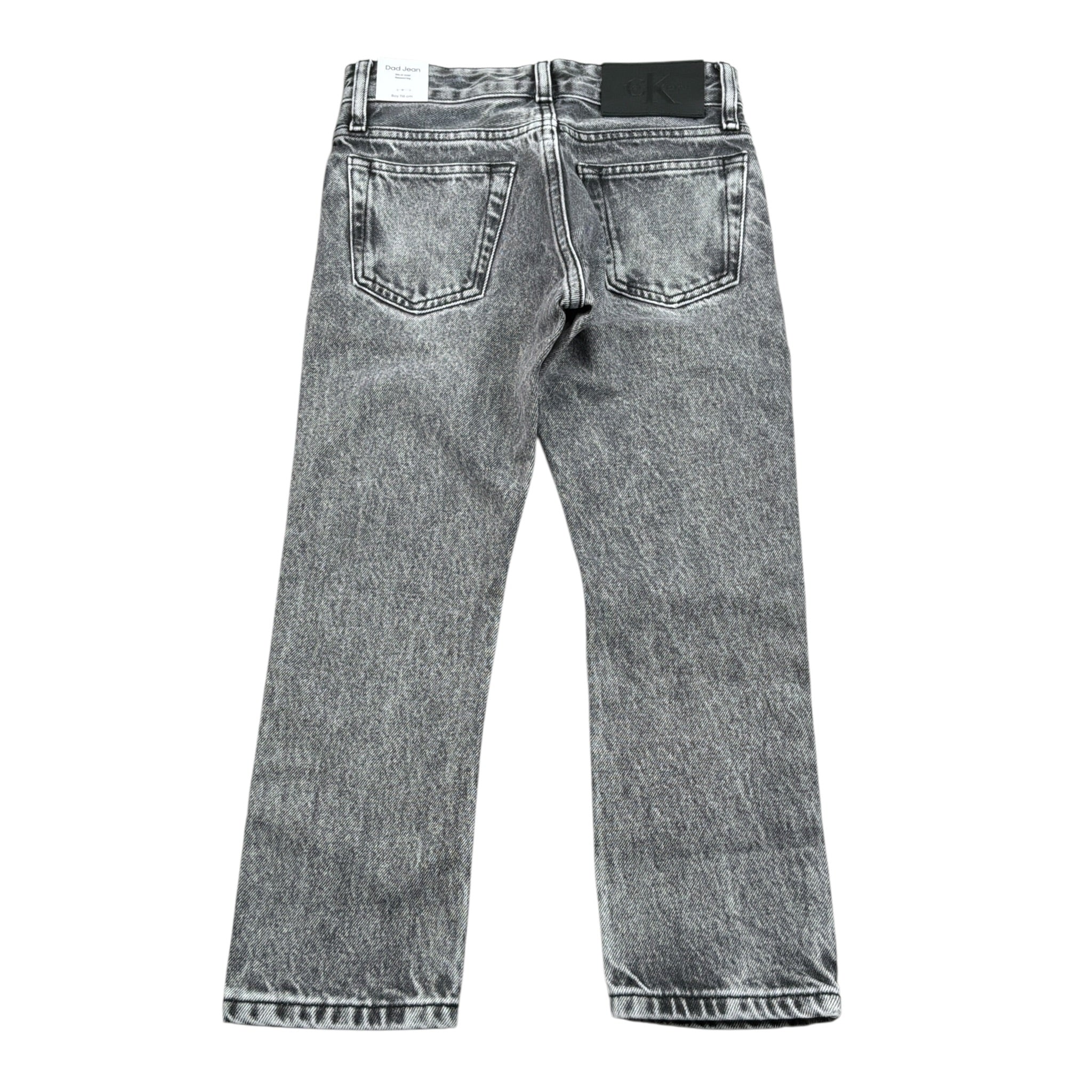 Calvin Klein Jeans tinta unita con Girovita Regolabile Grigio per Bambino 02521 GRIGIO CALVIN KLEIN 