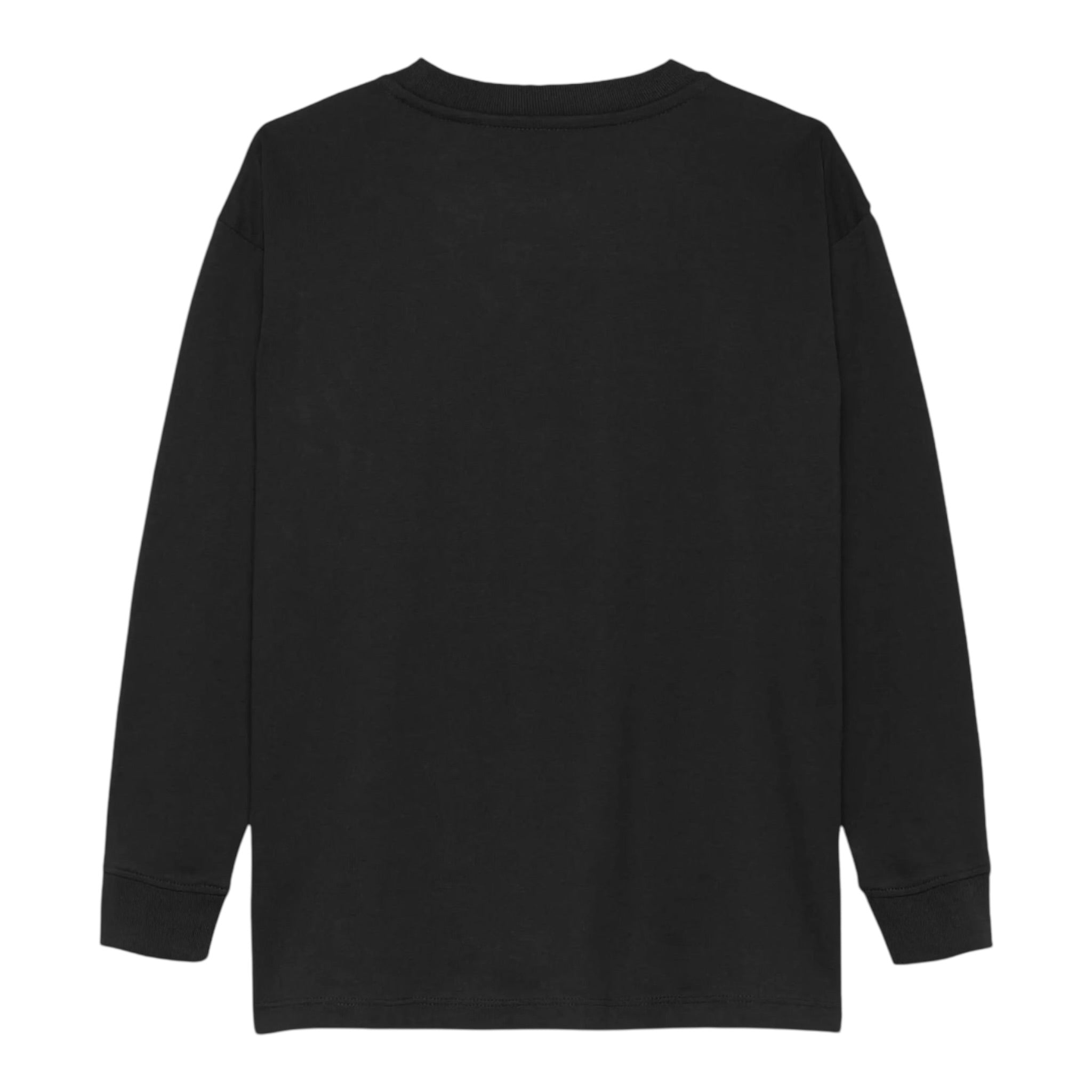 Calvin Klein Shirt Girocollo tinta unita con Logo Nero per Bambino IB0IB01701 NERO CALVIN KLEIN 