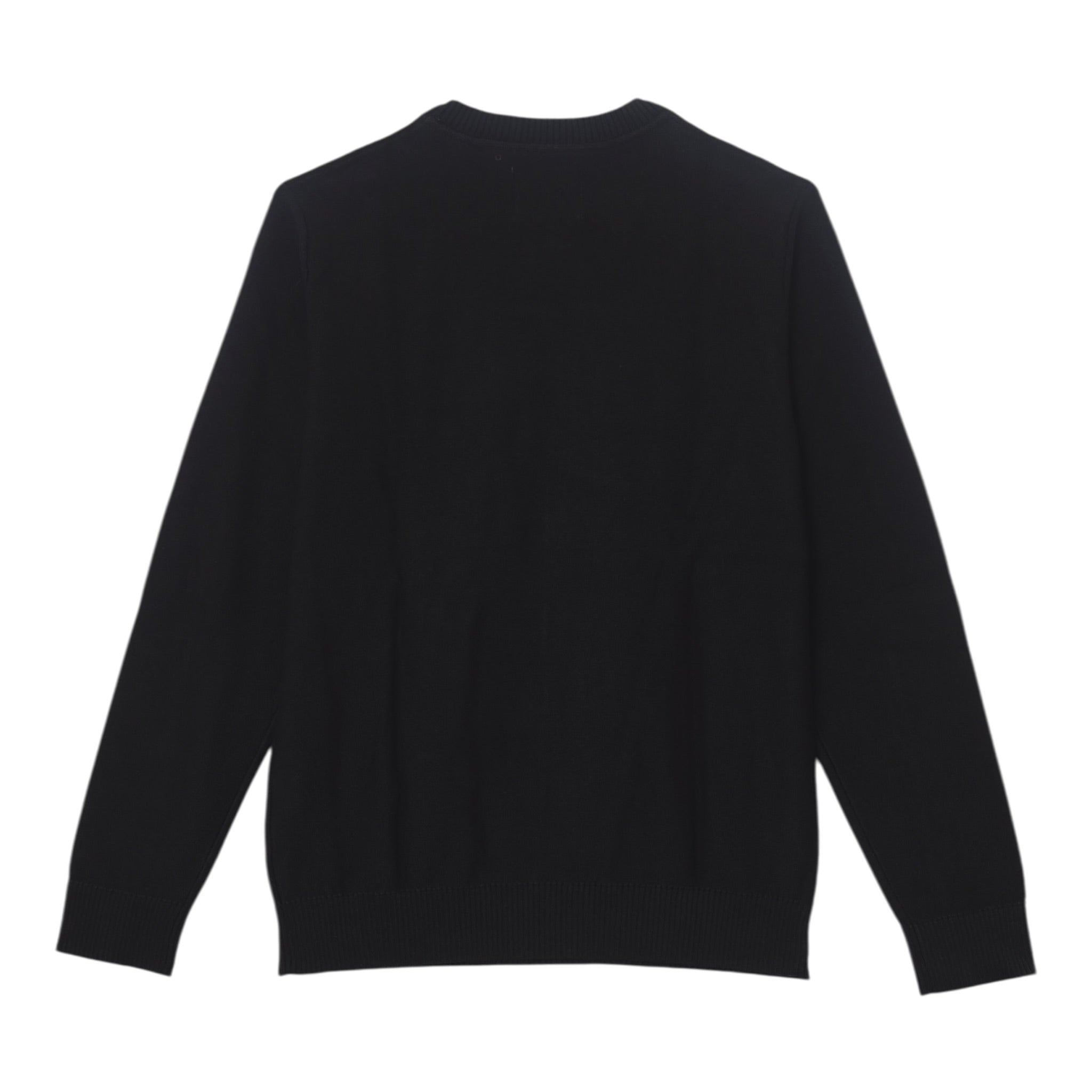 Calvin Klein Maglia Girocollo tinta unita con Logo Nero per Bambino IB0IB02152 NERO CALVIN KLEIN 