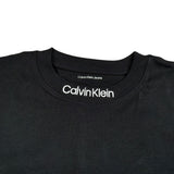 Calvin Klein Shirt Girocollo tinta unita con Logo Nero per Bambino IB0IB02354X NERO CALVIN KLEIN 