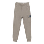 Calvin Klein Pantalone tinta unita con Logo Beige per Bambino IB0IB02522 BEIGE CALVIN KLEIN 