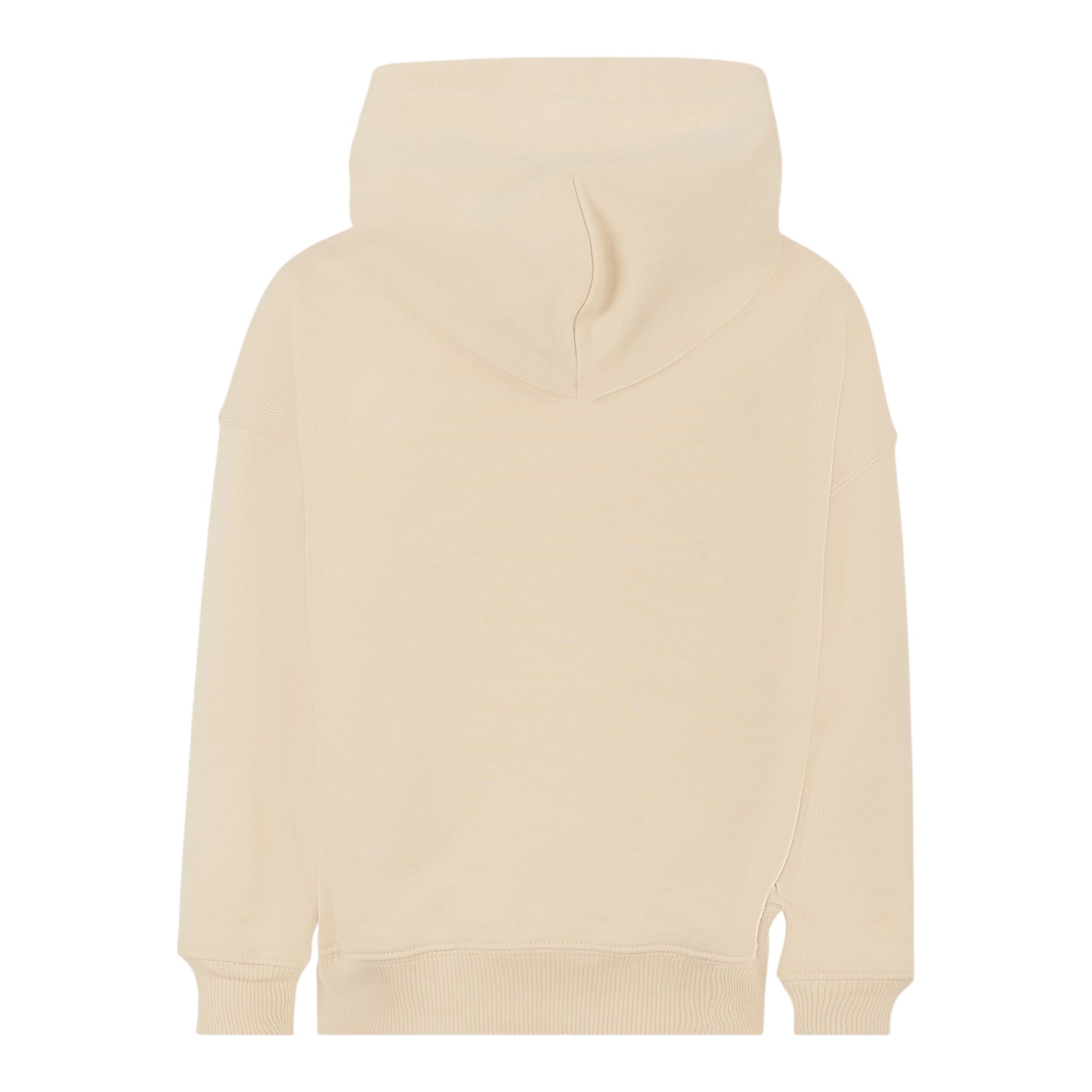 Calvin Klein Felpa Chiusa con Cappuccio tinta unita Beige per Bambina IB0IB02524X BEIGE CALVIN KLEIN 