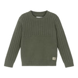 Calvin Klein Maglia Girocollo tinta unita Verde per Bambino IB0IB02539 VERDE CALVIN KLEIN 