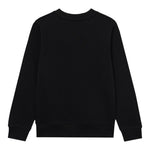 Calvin Klein Felpa Girocollo tinta unita con Stampa Nero per Bambino IB0IB02545 NERO CALVIN KLEIN 
