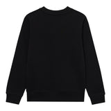 Calvin Klein Felpa Girocollo tinta unita con Stampa Nero per Bambino IB0IB02545 NERO CALVIN KLEIN 