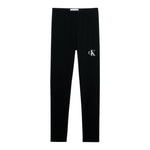 Calvin Klein Leggins tinta unita con Logo Nero per Bambina IG0IG02137X NERO CALVIN KLEIN 