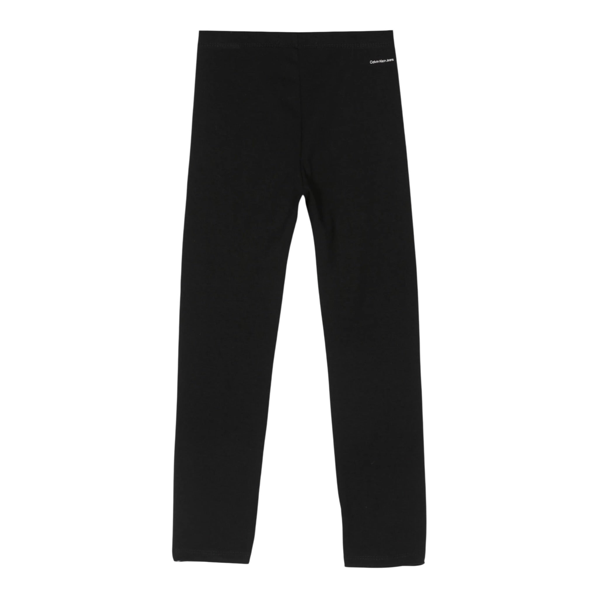 Calvin Klein Leggins tinta unita con Logo Nero per Bambina IG0IG02137X NERO CALVIN KLEIN 