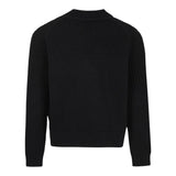 Calvin Klein Maglia Girocollo tinta unita con Logo Nero per Bambina IG0IG02654 NERO CALVIN KLEIN 