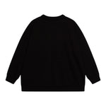 Calvin Klein Felpa Chiusa Girocollo tinta unita con Logo Nero per Bambina IG0IG02738 NERO CALVIN KLEIN 