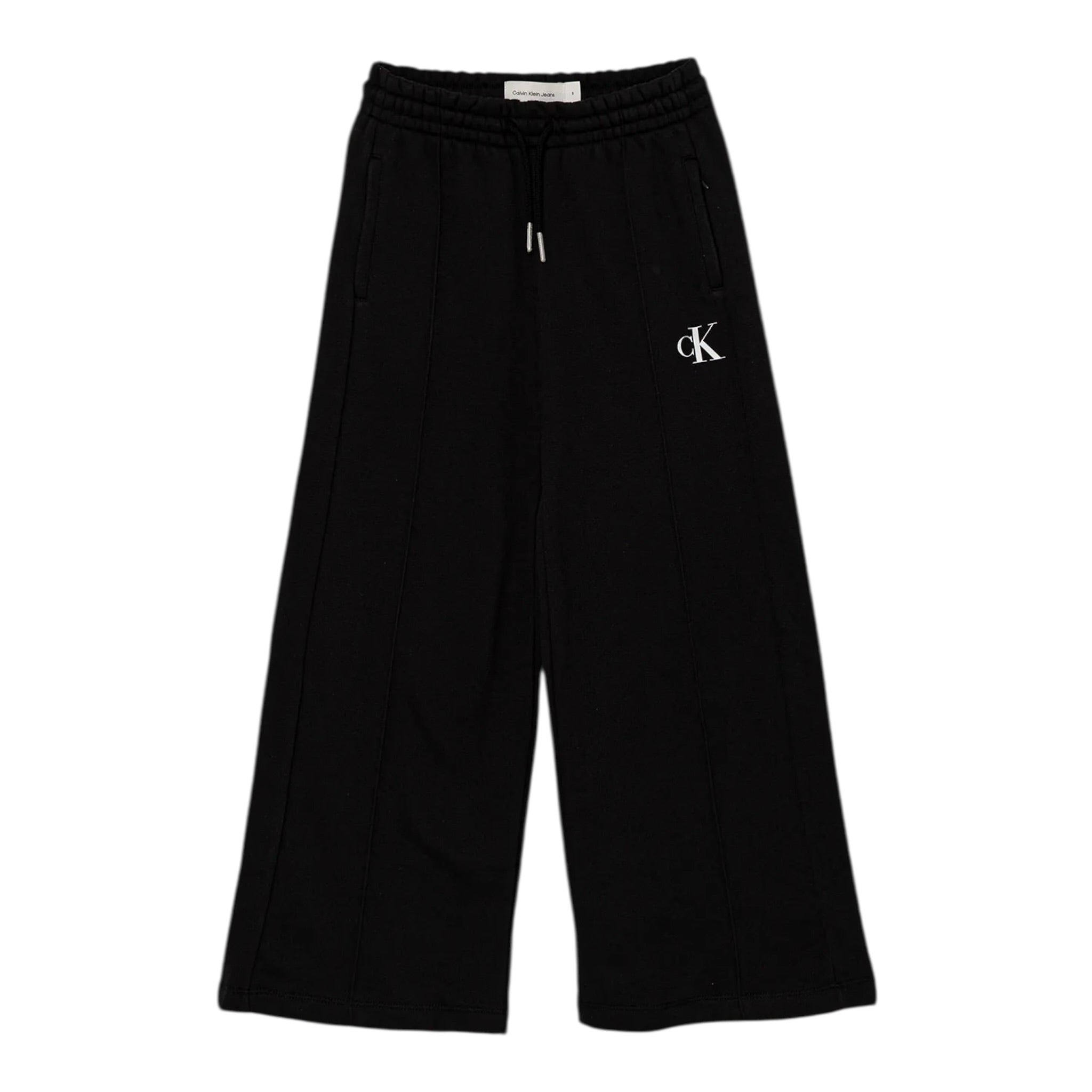 Calvin Klein Pantalone tinta unita Modello Palazzo Nero per Bambina IG0IG02875 NERO CALVIN KLEIN 