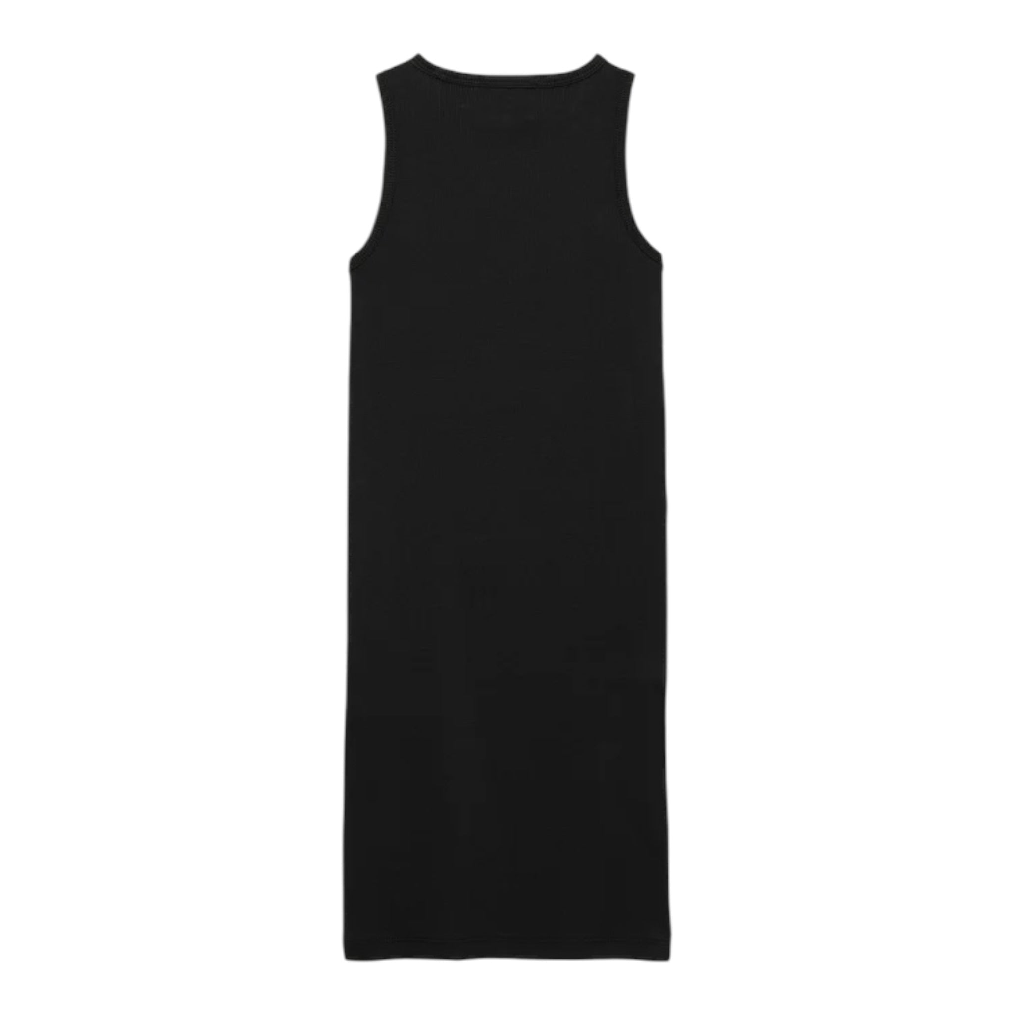 Calvin Klein Abito Giromanica tinta unita con Logo Nero per Bambina IG0IG02906 NERO CALVIN KLEIN 