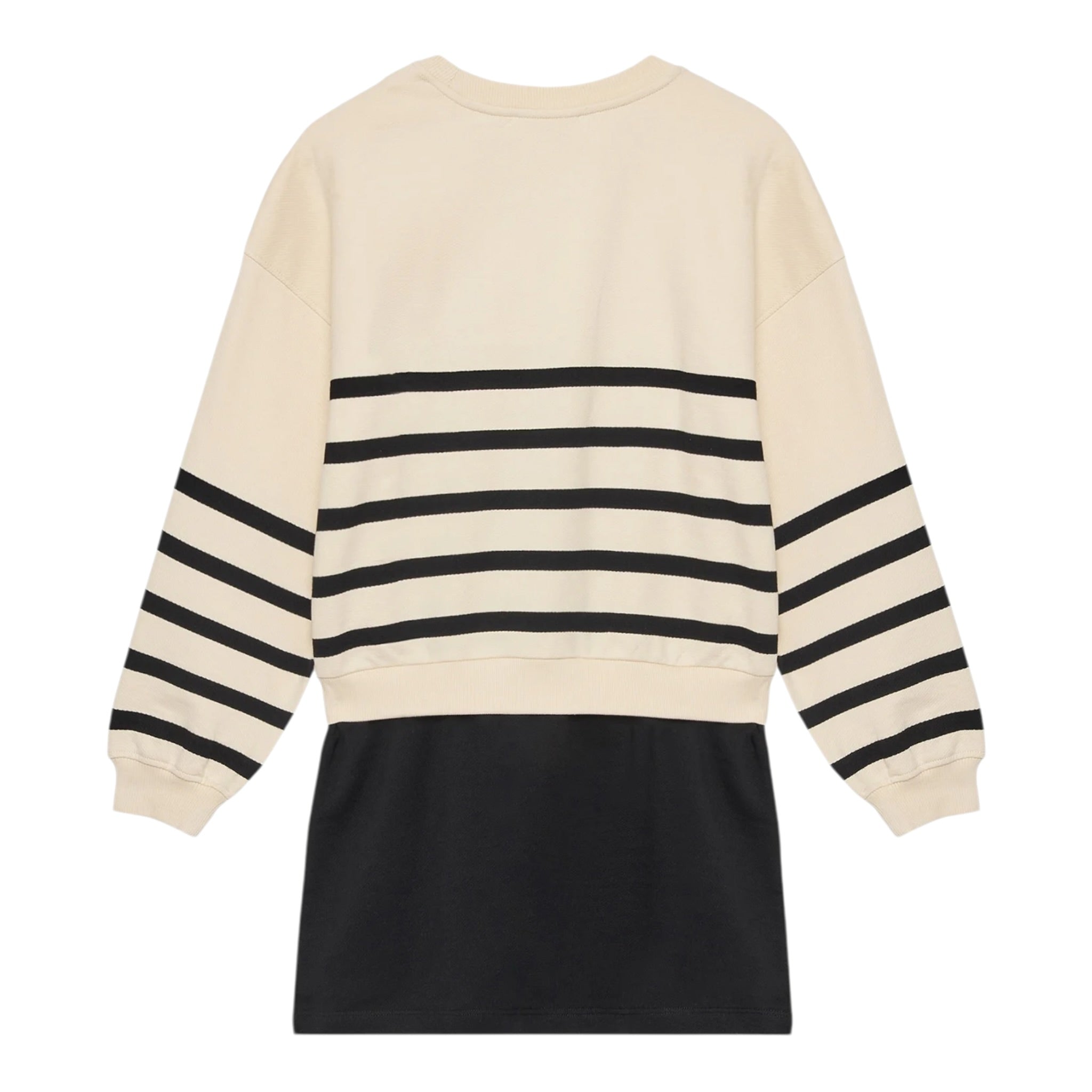 Calvin Klein Abito Manica Lunga tinta unita con Logo Panna per Bambina IG0IG029630K4 PANNA CALVIN KLEIN 