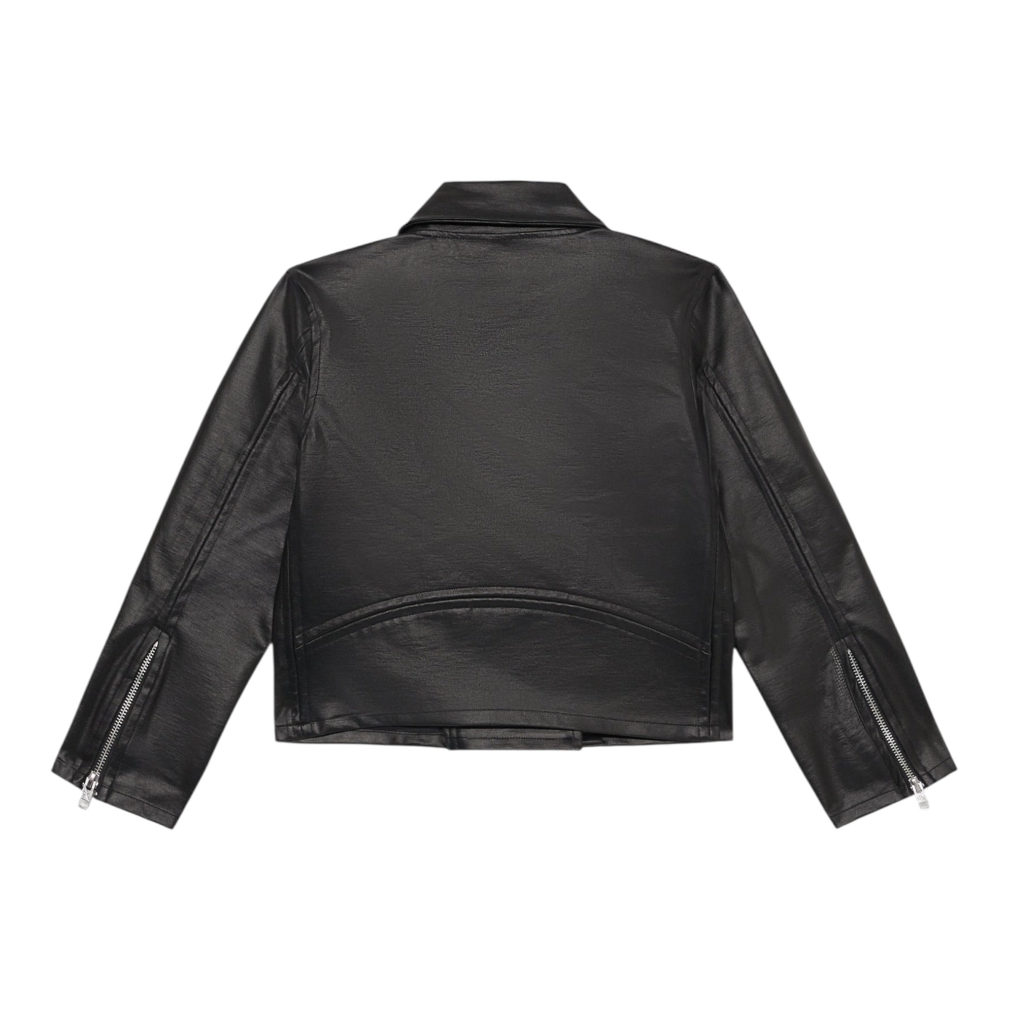 Calvin Klein Chiodo In Ecopelle tinta unita Nero per Bambina IG0IG02982 NERO CALVIN KLEIN 