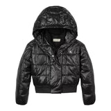 Calvin Klein Giubbino tinta unita con Zip E Cappuccio Nero per Bambino IG0IG02988 NERO CALVIN KLEIN 