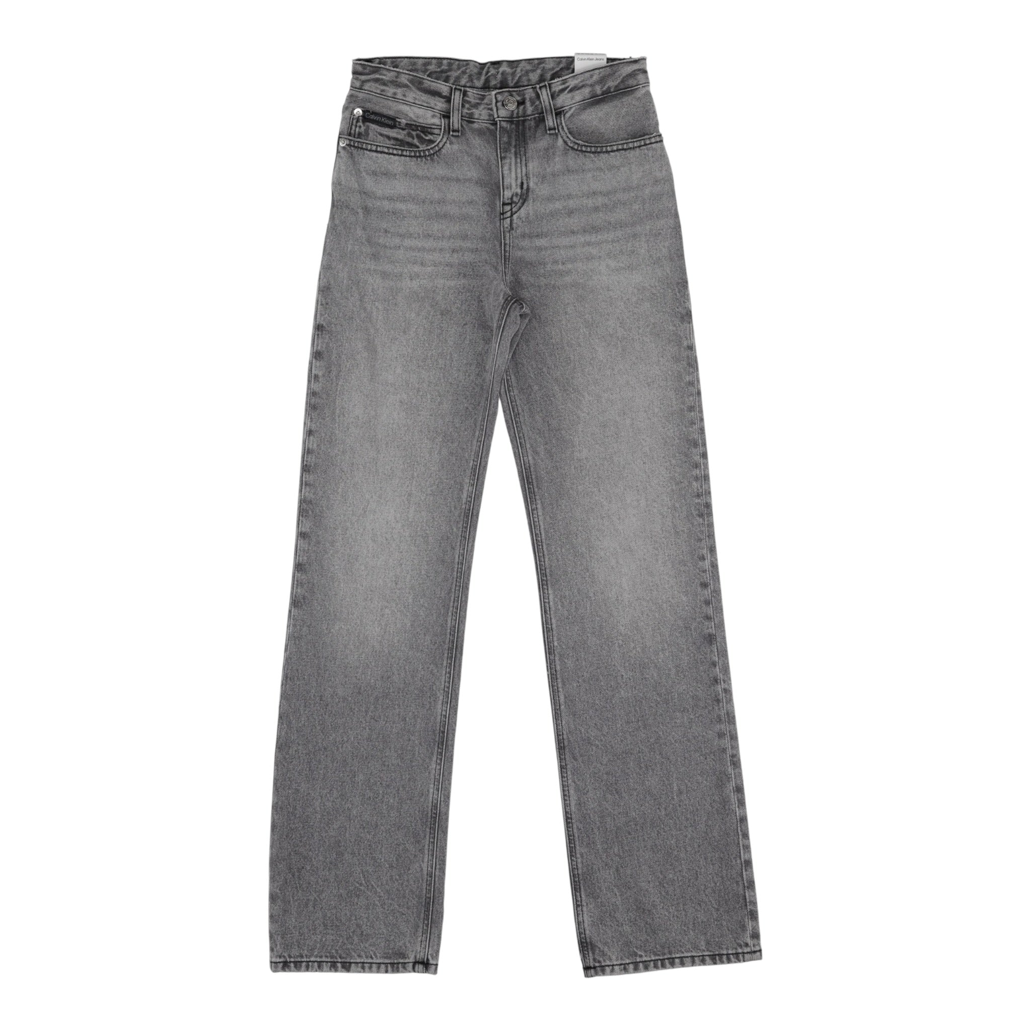 Calvin Klein Jeans tinta unita con Girovita Regolabile Grigio per Bambina IG0IG03001 GRIGIO CALVIN KLEIN 