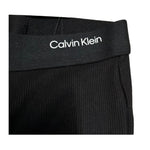 Calvin Klein Leggins tinta unita con Logo Modello Zampa Nero per Bambina IG0IG03003 NERO CALVIN KLEIN 