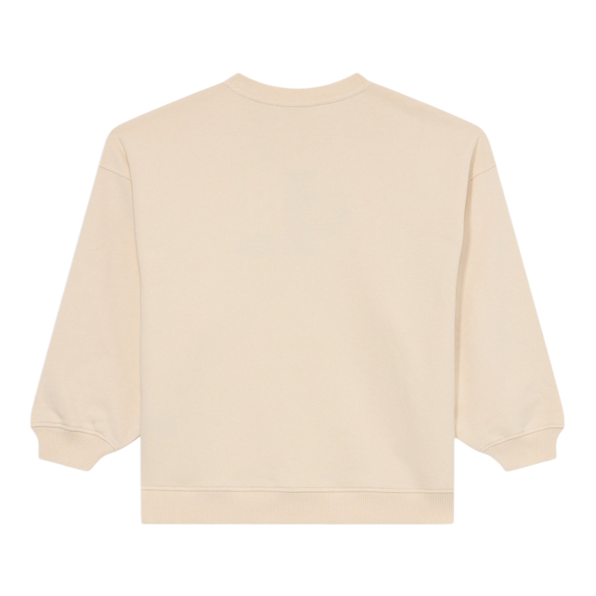 Calvin Klein Felpa Chiusa Girocollo tinta unita con Logo Beige per Bambina IG0IG03014 BEIGE CALVIN KLEIN 