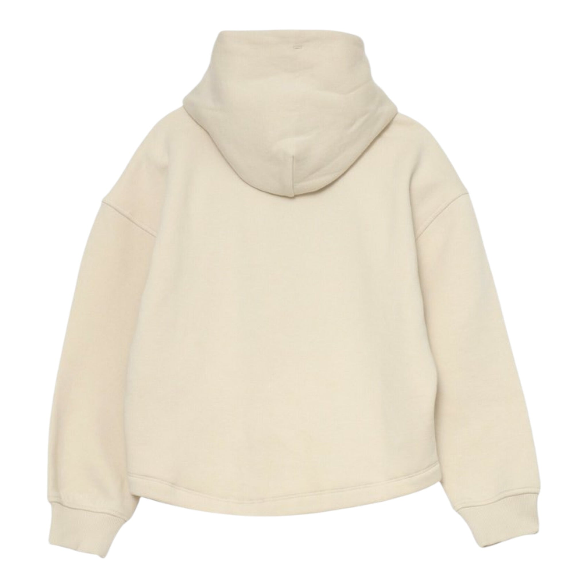 Calvin Klein Felpa Chiusa con Cappuccio tinta unita con Logo Panna per Bambina IG0IG03018T PANNA CALVIN KLEIN 