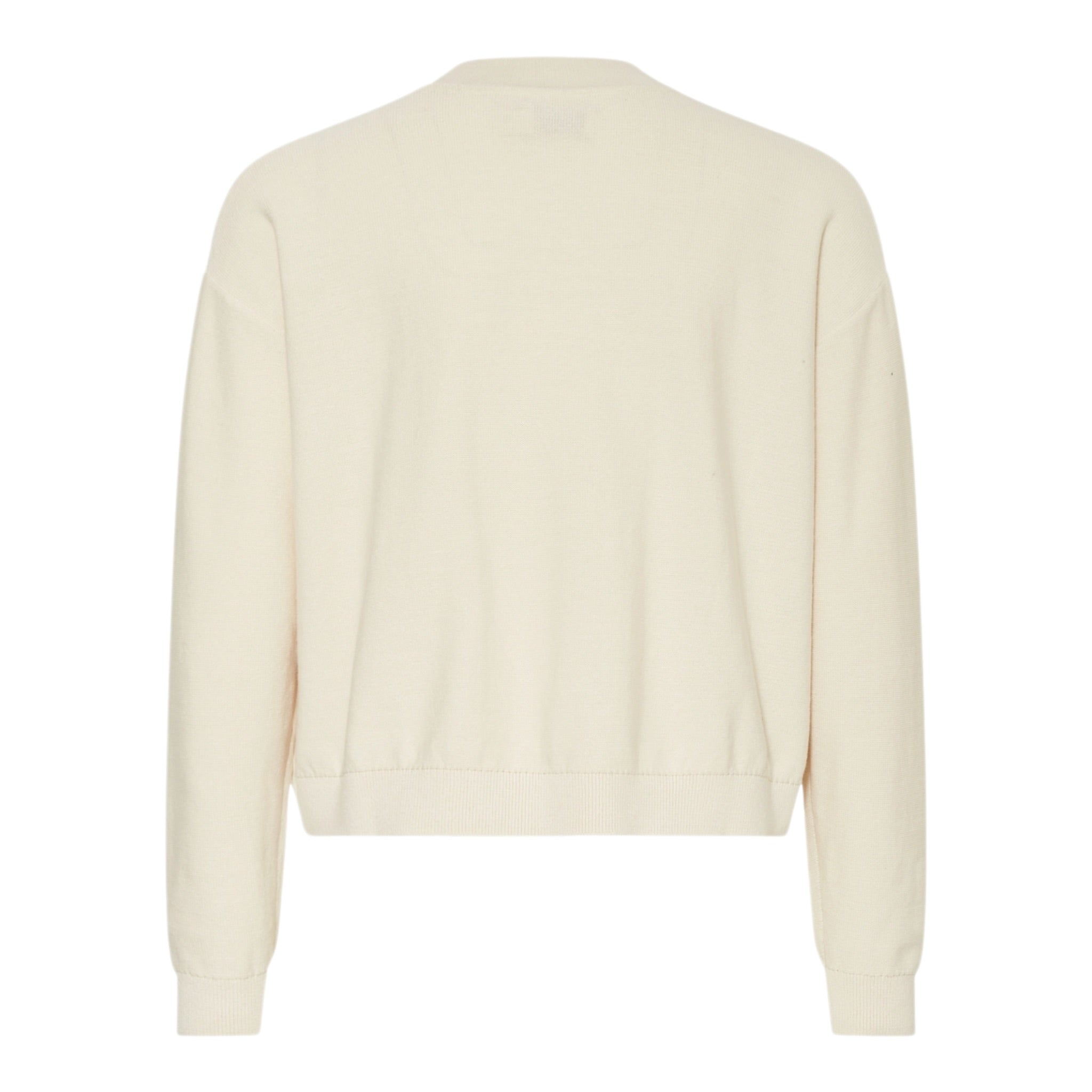 Calvin Klein Maglia Girocollo tinta unita con Ricami Beige per Bambina IG0IG03026 BEIGE CALVIN KLEIN 