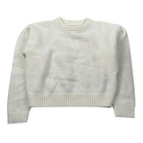 Calvin Klein Maglia Girocollo tinta unita con Logo Panna per Bambina IG0IG03048XU4 PANNA CALVIN KLEIN 
