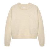 Calvin Klein Maglia Girocollo tinta unita con Logo Panna per Bambina IG0IG03048XX PANNA CALVIN KLEIN 