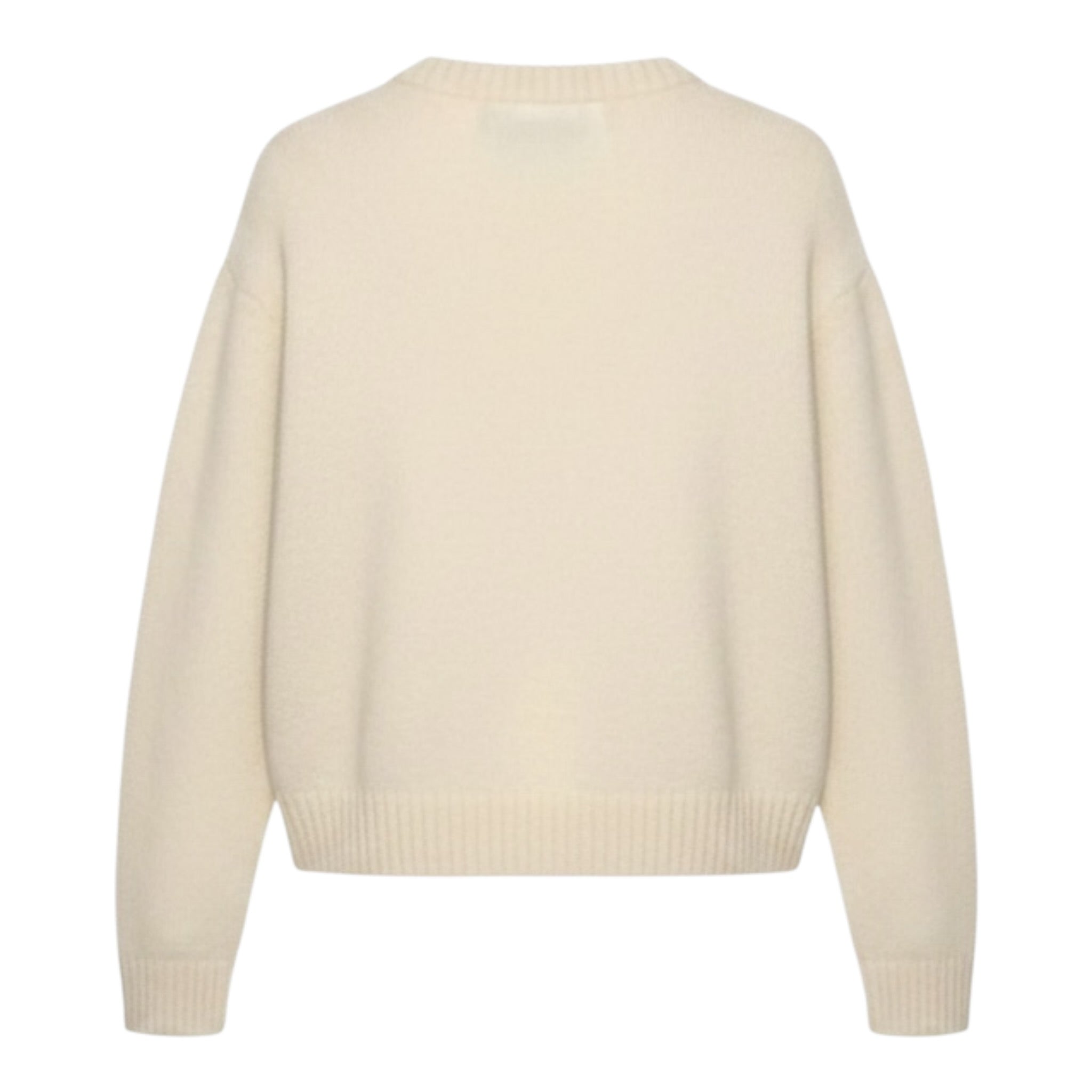 Calvin Klein Maglia Girocollo tinta unita con Logo Panna per Bambina IG0IG03048XX PANNA CALVIN KLEIN 
