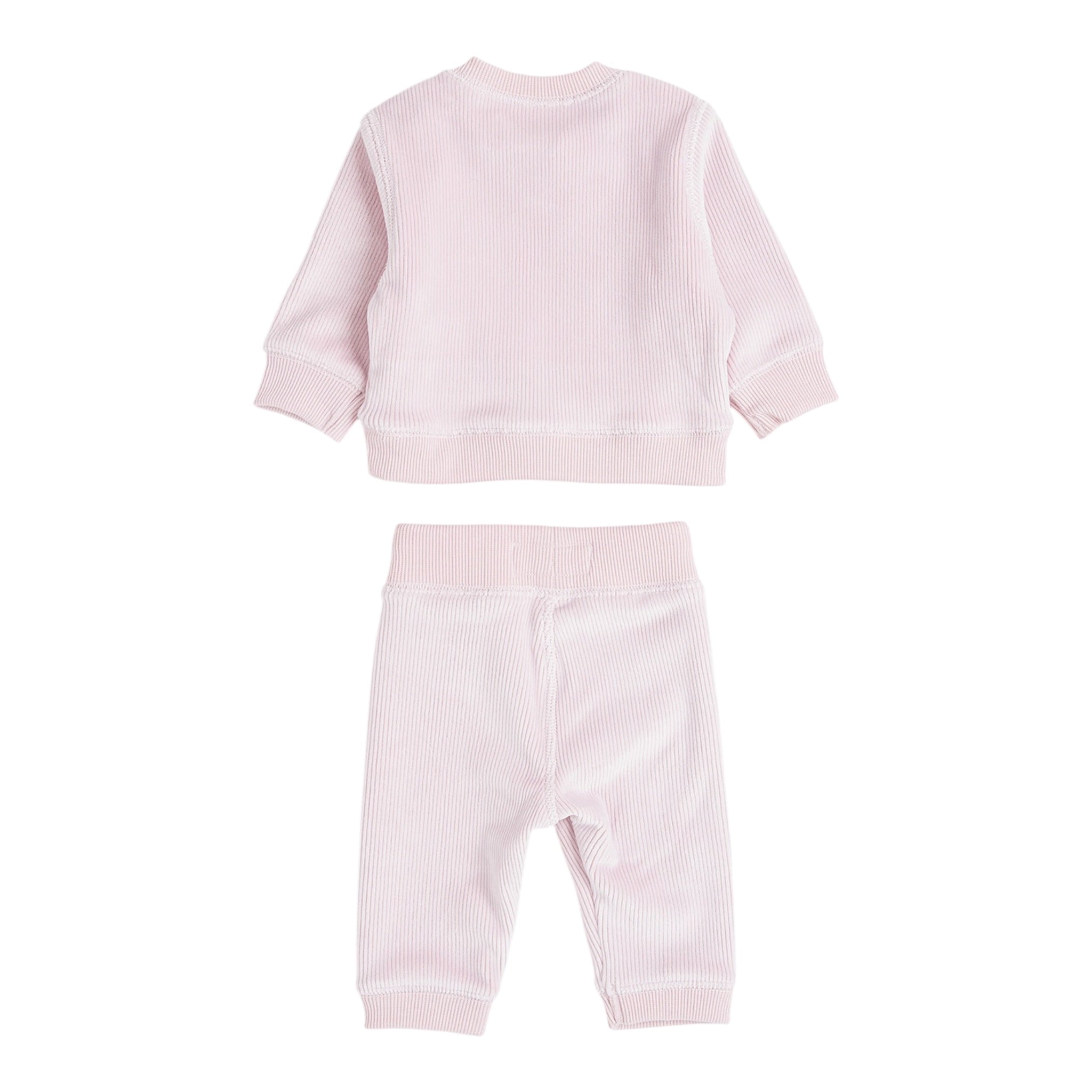 Calvin Klein Completo 2 Pezzi Felpa-Pantalone tinta unita Rosa per Neonata IN00236 ROSA CALVIN KLEIN 