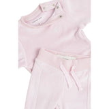Calvin Klein Completo 2 Pezzi Felpa-Pantalone tinta unita Rosa per Neonata IN00236 ROSA CALVIN KLEIN 