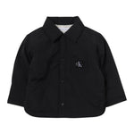 Calvin Klein Giubbino Modello Camicia tinta unita Nero per Neonato IN0IN00091 NERO CALVIN KLEIN 