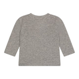 Calvin Klein Shirt Girocollo tinta unita con Logo Grigio per Neonato IN0IN00335 GRIGIO CALVIN KLEIN 