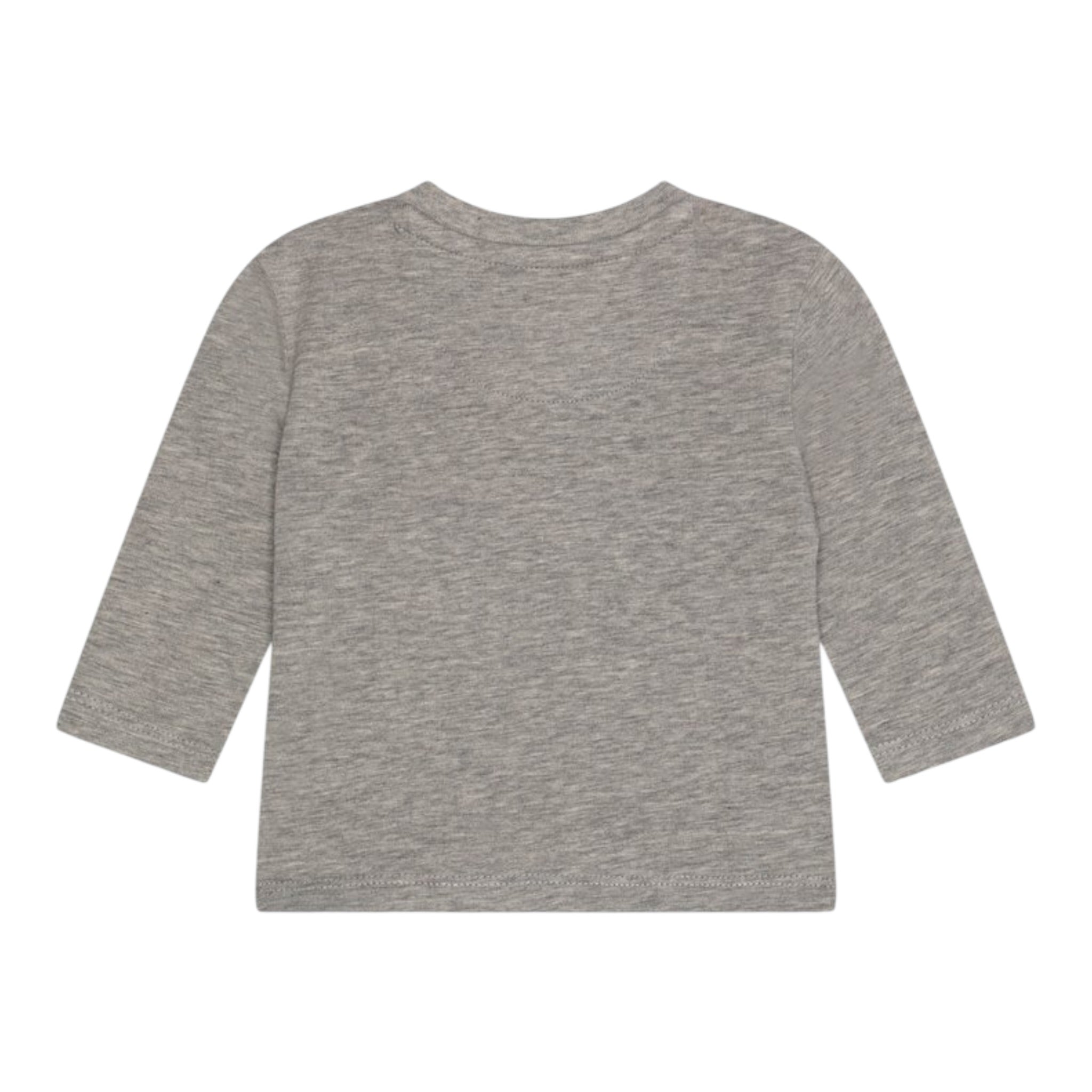Calvin Klein Shirt Girocollo tinta unita con Logo Grigio per Neonato IN0IN00335 GRIGIO CALVIN KLEIN 