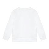 Calvin Klein Felpa tinta unita con Stampa Bianco per Bambino IU0IU00581 BIANCO CALVIN KLEIN 