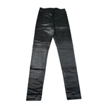 Calzitaly Leggins In Similpelle tinta unita Nero per Bambina LEGGT NERO CALZITALY 