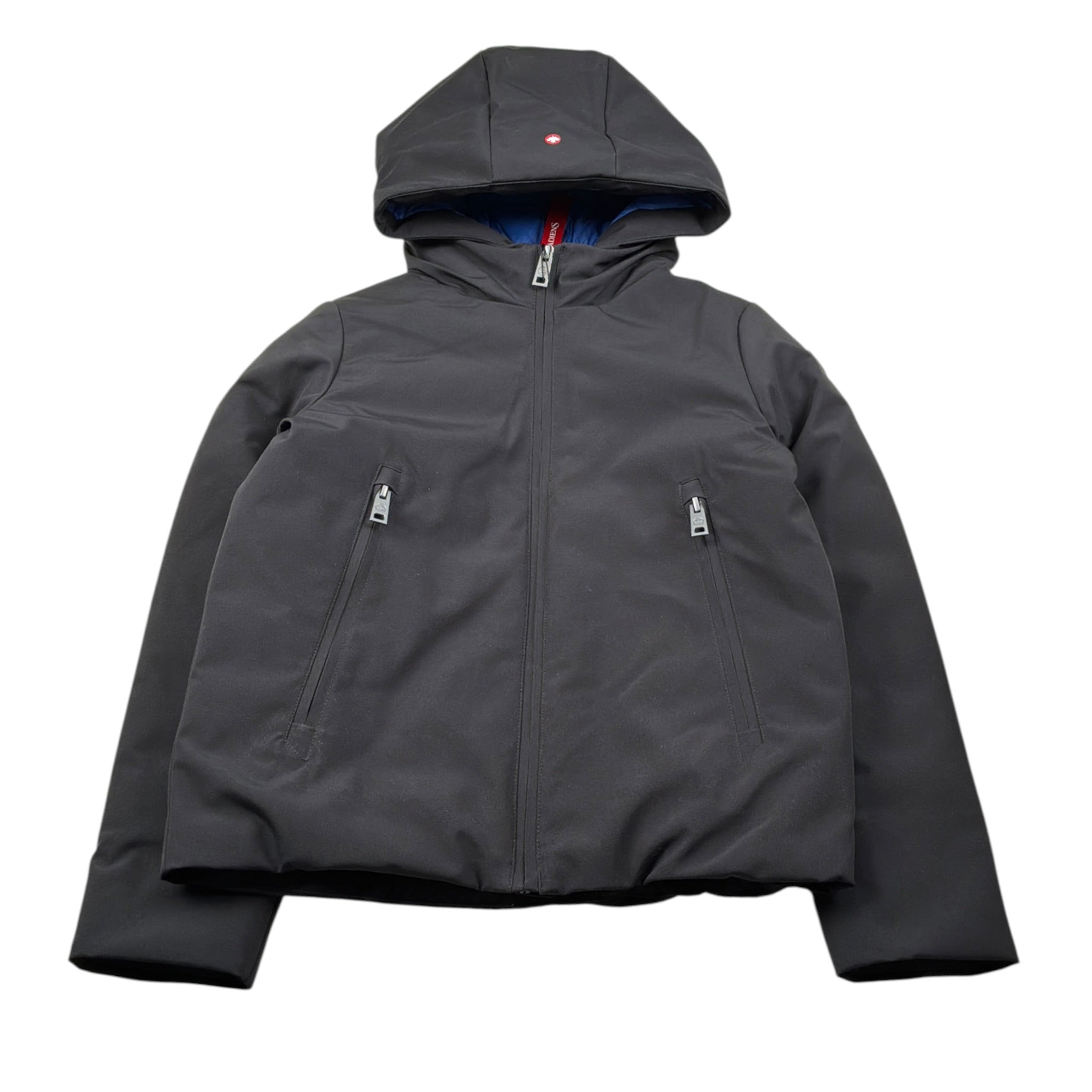 Canadian Giubbino tinta unita con Cappuccio Nero per Bambino CAP01466 NERO CANADIAN 