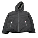 Canadian Giubbino tinta unita con Cappuccio Nero per Bambino CNG224390K NERO CANADIAN 
