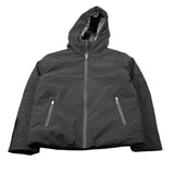 Canadian Giubbino tinta unita con Cappuccio Nero per Bambino CNG224390K NERO CANADIAN 