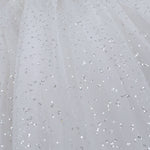 Carlo Pignatelli Abito Cerimonia tinta unita con Tulle Bianco per Bambina ABC3117CF BIANCO CARLO PIGNATELLI 