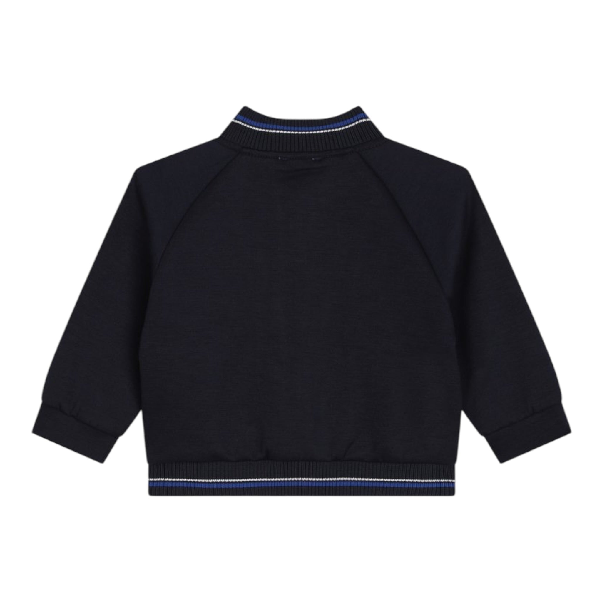 Carre'Ment Beau Felpa con Zio tinta unita Blu per Neonato Y30274 BLU CARRE'MENT BEAU 