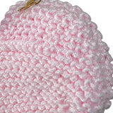 Casilda Jimena Babbucce tinta unita In Filo Rosa per Neonata 62711800 ROSA CASILDA JIMENA 