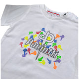 Cesare Paciotti T-Shirt tinta unita con Stampa Bianco per Neonato 4119B BIANCO CESARE PACIOTTI 