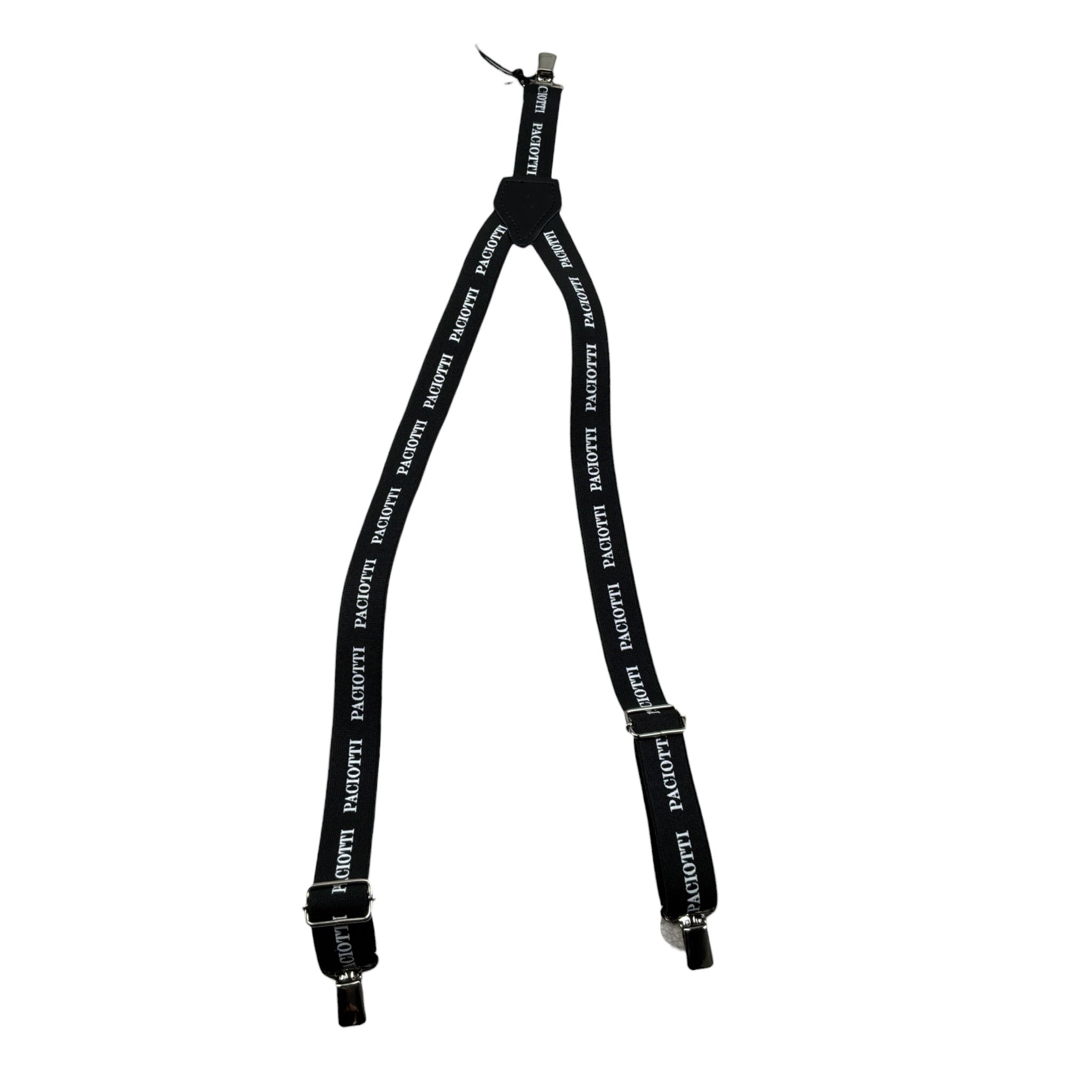 Cesare Paciotti Bretelle tinta unita con Logo Nero per Bambino BRP5150B NERO CESARE PACIOTTI 