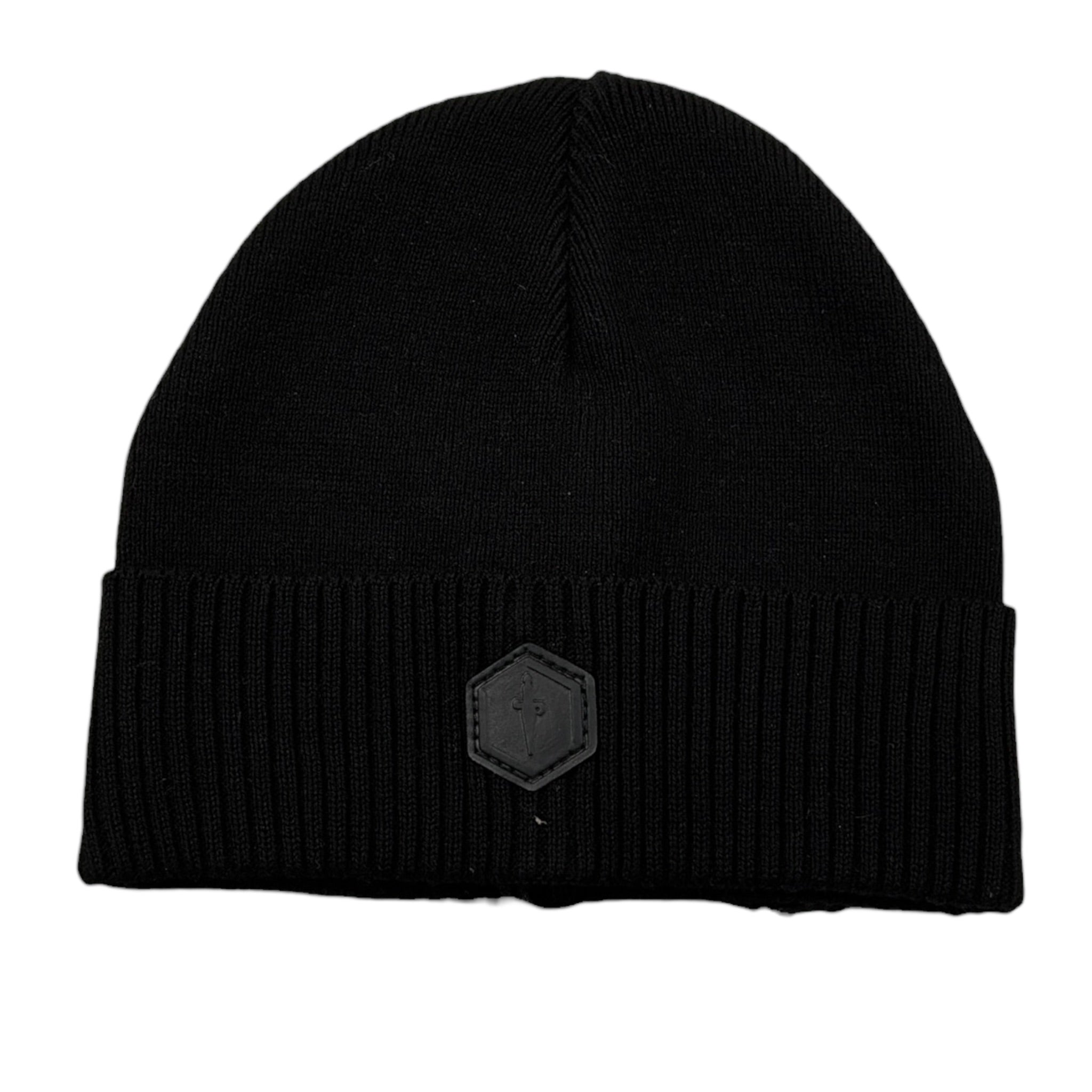 Cesare Paciotti Cappello Tintau Nita con Logo Nero per Neonato CAP6301JN NERO CESARE PACIOTTI 