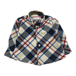Cesare Paciotti Camicia Tricolore con Fantasia Panna per Bambino CMP6350J PANNA CESARE PACIOTTI 