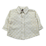 Cesare Paciotti Camicia Manica Lunga tinta unita con Loghi Panna per Neonato CMP6352B PANNA CESARE PACIOTTI 
