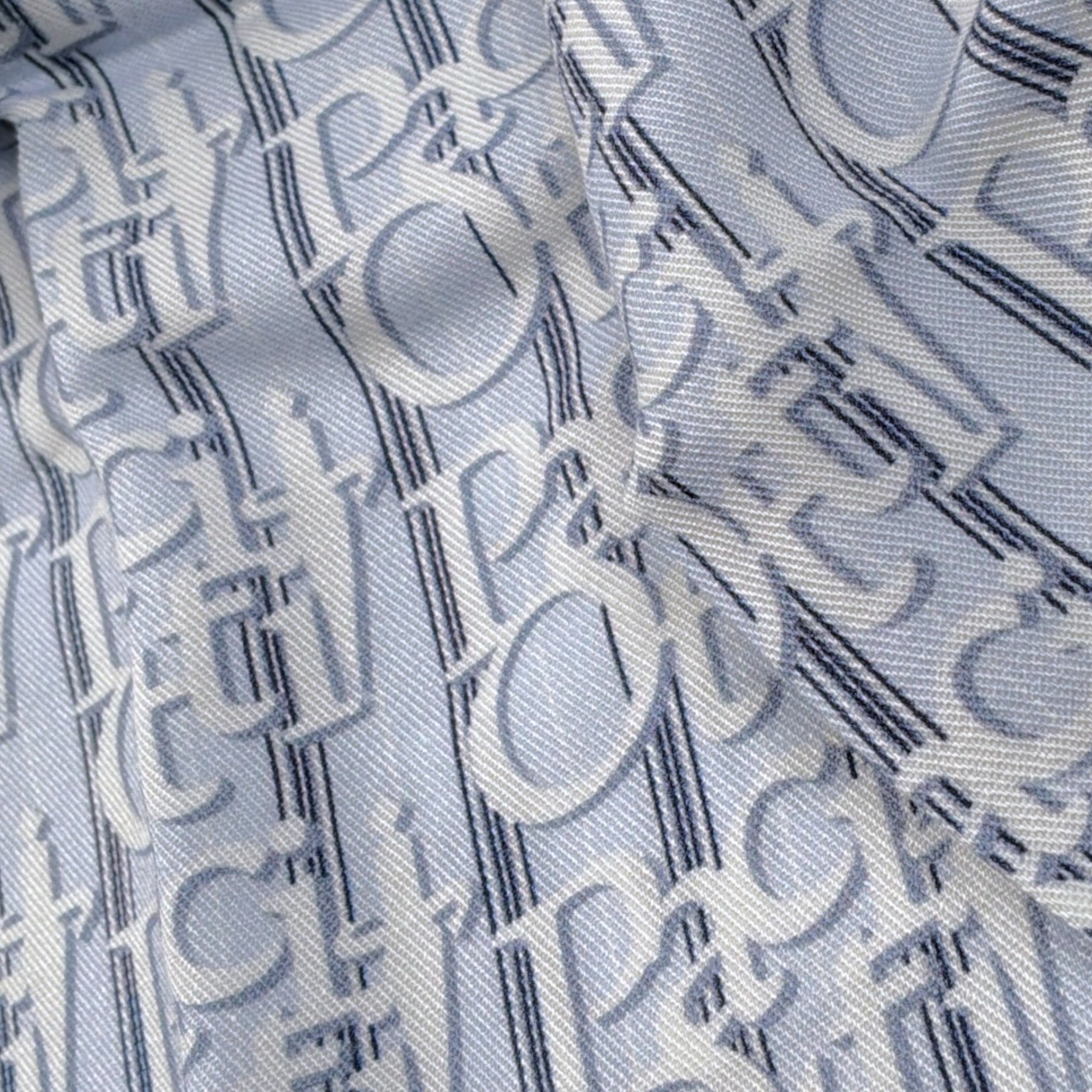 Cesare Paciotti Camicia tinta unita con Stampa Azzurro per Neonato CMP6355B AZZURRO CESARE PACIOTTI 