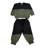 Cesare Paciotti Completo 2 Pezzi Felpa-Pantalone Nero/Verde per Neonato COMP6301BXX NERO/VERDE CESARE PACIOTTI 