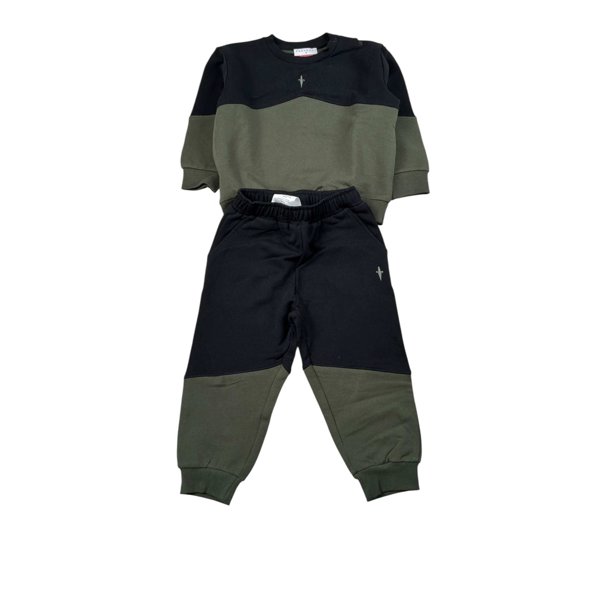 Cesare Paciotti Completo 2 Pezzi Felpa-Pantalone Nero per Neonato COMP6301BXXX NERO CESARE PACIOTTI 