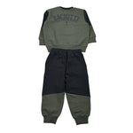 Cesare Paciotti Completo 2Pz Bicolore Felpa-Pantalone Nero/Verde per Bambino COMP6301J NERO/VERDE CESARE PACIOTTI 