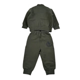 Cesare Paciotti Completo 2 Pezzi Felpa-Pantalone tinta unita Verde per Neonato COMP6302BXN VERDE CESARE PACIOTTI 
