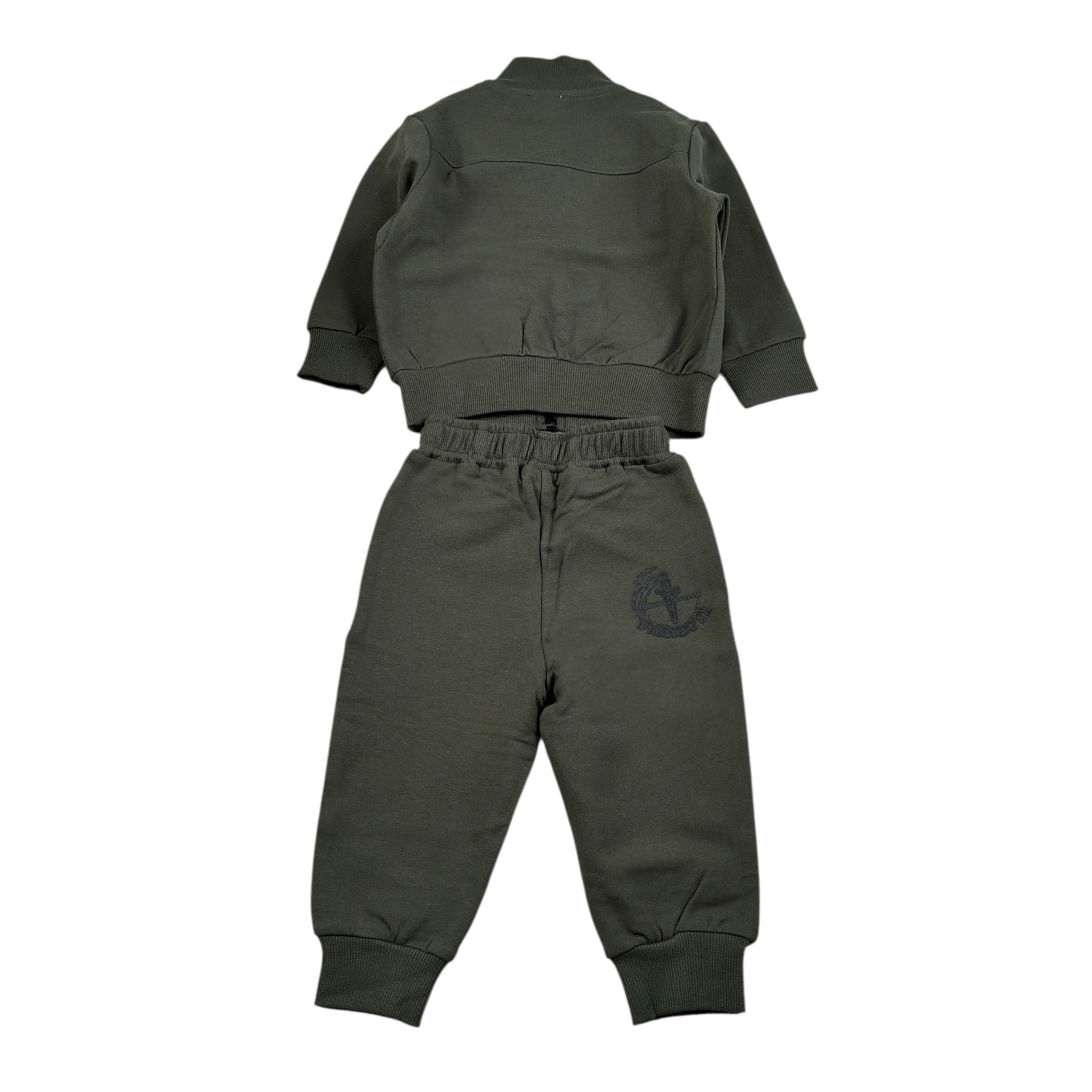 Cesare Paciotti Completo 2 Pezzi Felpa-Pantalone tinta unita Verde per Neonato COMP6302BXN VERDE CESARE PACIOTTI 
